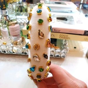 Lele Sadoughi Padded Candy Jeweled Headband